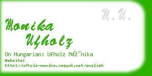 monika ufholz business card
